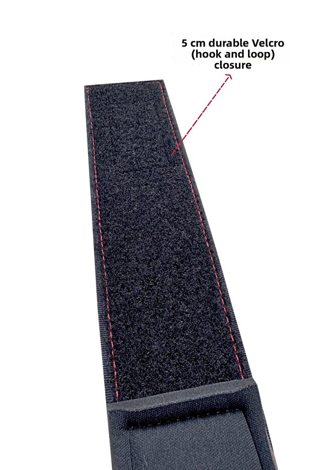 رباط كاحل من النيوبرين أحمر اللون عبوة واحدة - 6