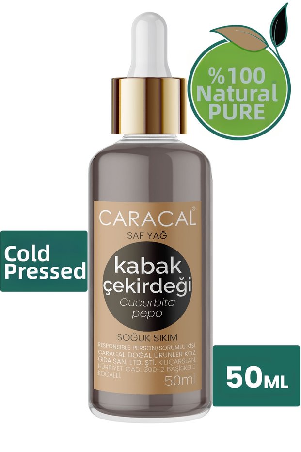 50ml 100% Pure Cold Pressed Pumpkin Seed Oil Natural and Unadulterated Cucurbita Pepo Pumpkin Seed Oil