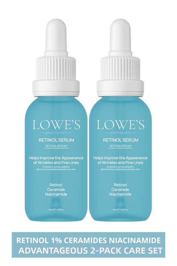 Advantageous 2-Piece Care Set Retinol Serum for Smooth and Young Skin