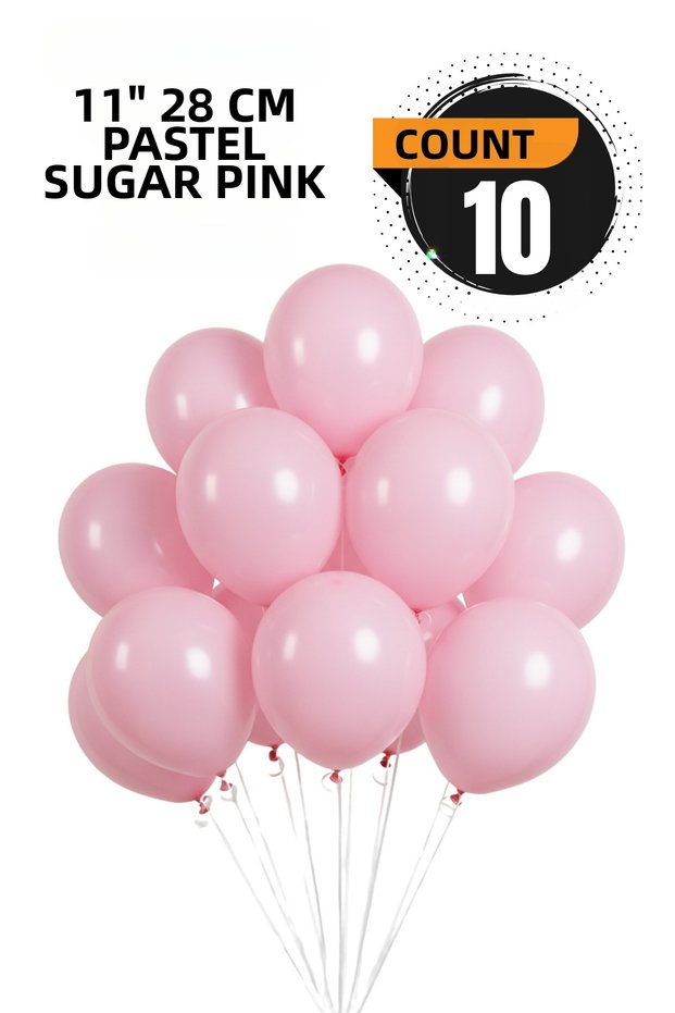 Pastel Balloon 11 Inc 28 cm Birthday Party Supplies 10 Pieces