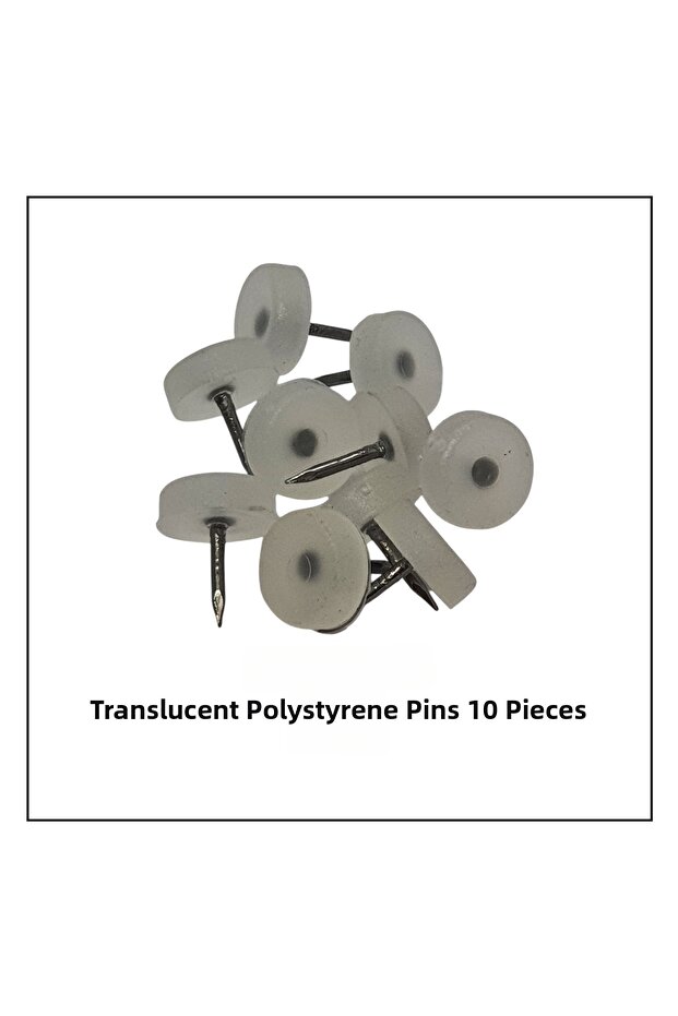 Studded Shoe Transparent Polygryite 10 Pieces