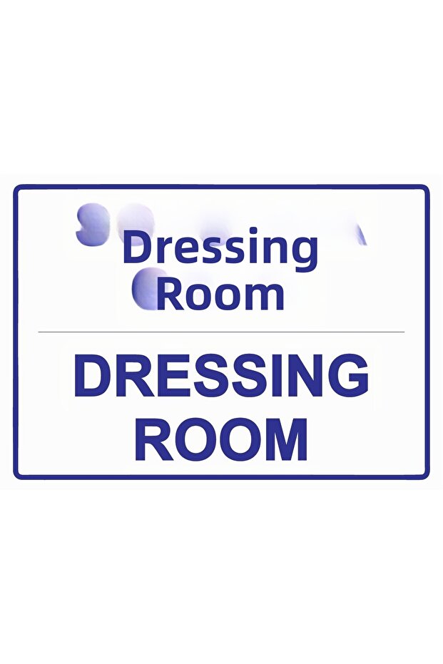 Locker Room Dressing Room Isg Warning Sign Pvc A4 21X30 cm