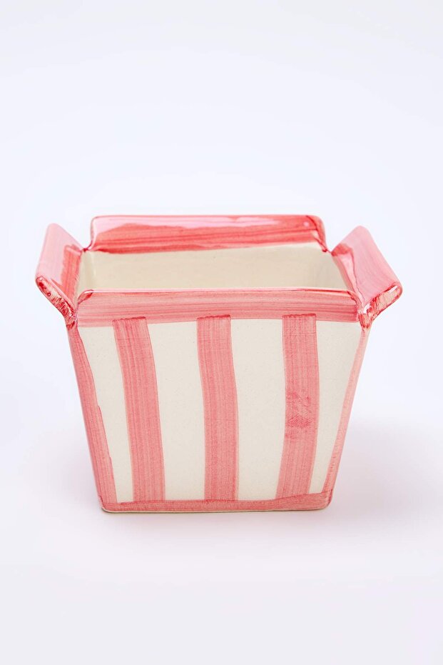 Kırmızı-Beyaz Şekilli Cips Kasesi 250 ml 7 cm x 8cm TPHAW26KSE00002 - 2