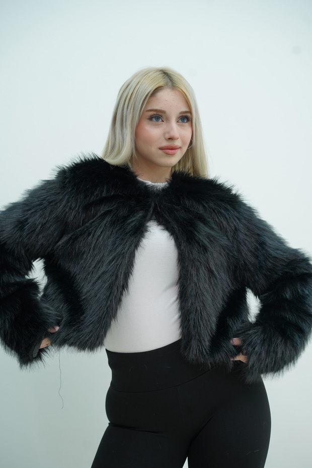 الفراء مع مشبك أمامي - 5