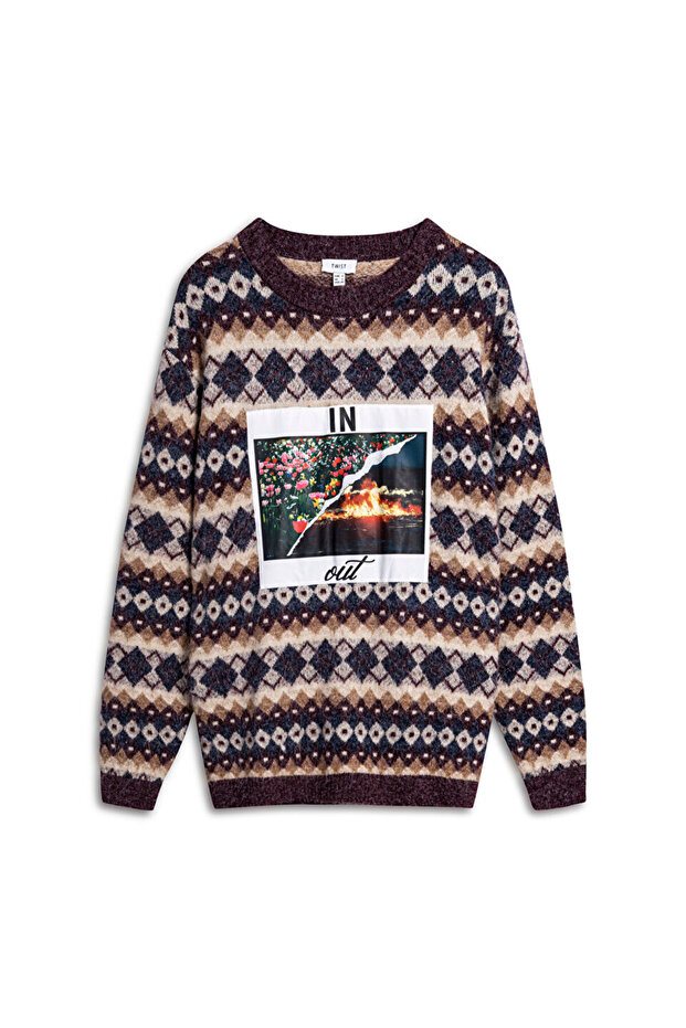 JAKARLI PATCH'Lİ KAZAK - 3