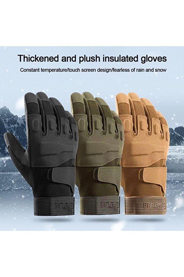 Taktik Eldiven Askeri Eldiven Bisiklet Eldiveni - 5