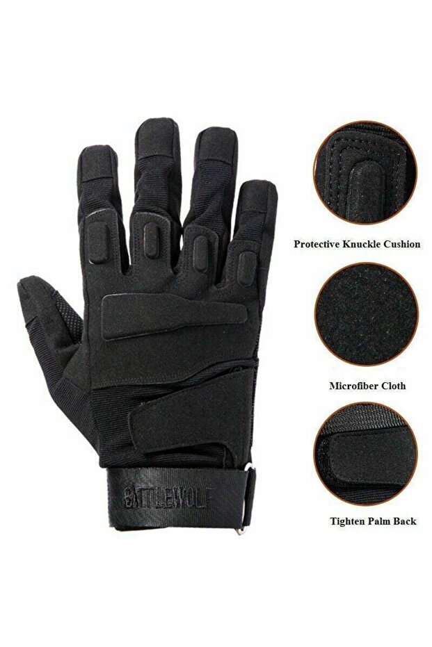 Taktik Eldiven Askeri Eldiven Bisiklet Eldiveni - 1