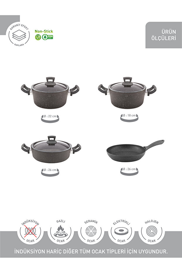 Germanitium 7 Pcs Granit Set - 3