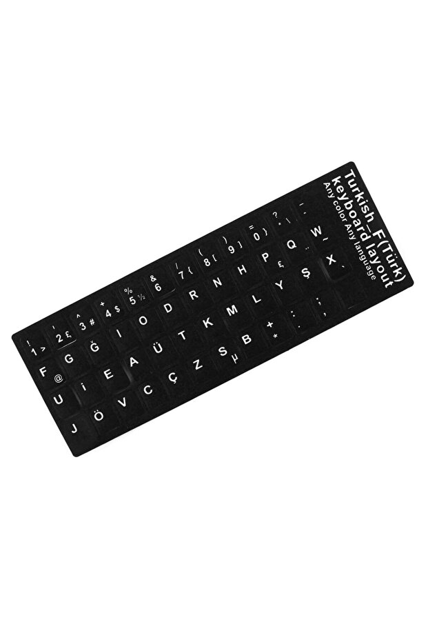 F Keyboard Stiker Turkish Keyboard Sticky Letter Layout Turkish F Keyboard Sticker F Keyboard Sticker