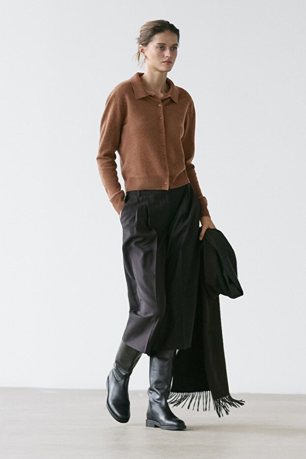 Yün triko hırka - 4