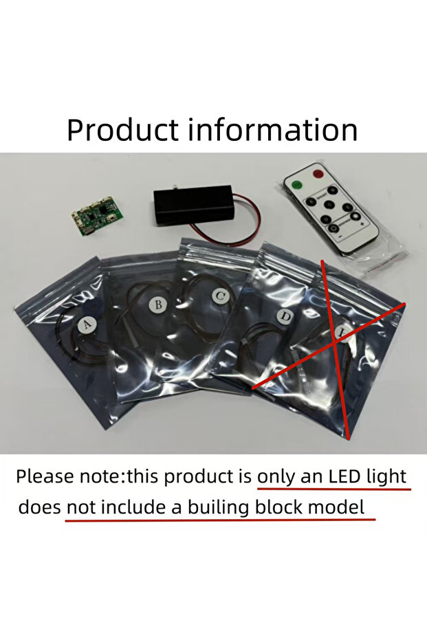 S LED Light BYB LED Light Kit For LEGO 10333 Lord of the Rings: Barad Dur Sauron Dark Tower Castle R