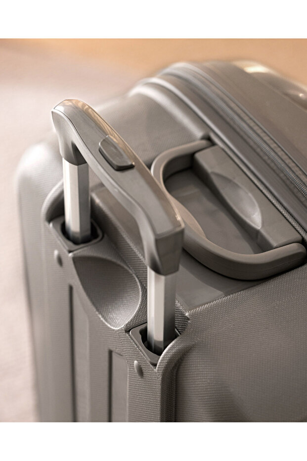 Huitre Valiz/Bavul - Gri - Orta Boy - 2