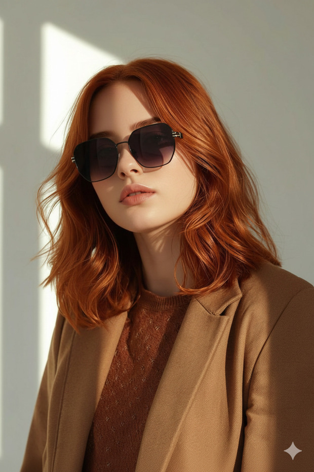 Ines 33153 C20 Purple Degrade Unisex Sunglasses 57-16-145