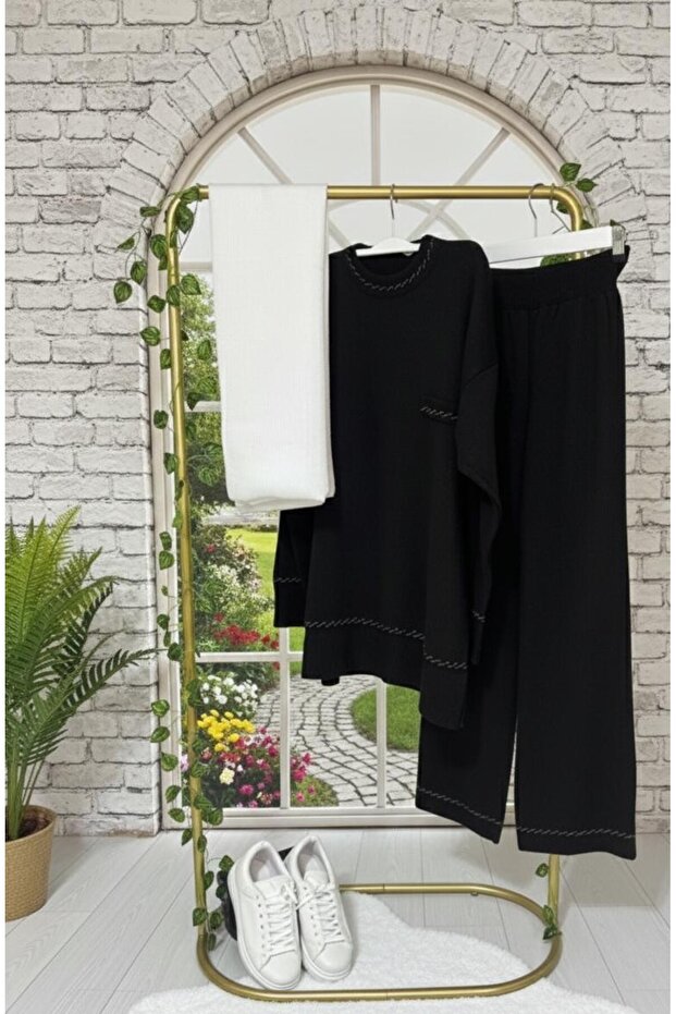 Anje Patterned Knitwear Set - 1