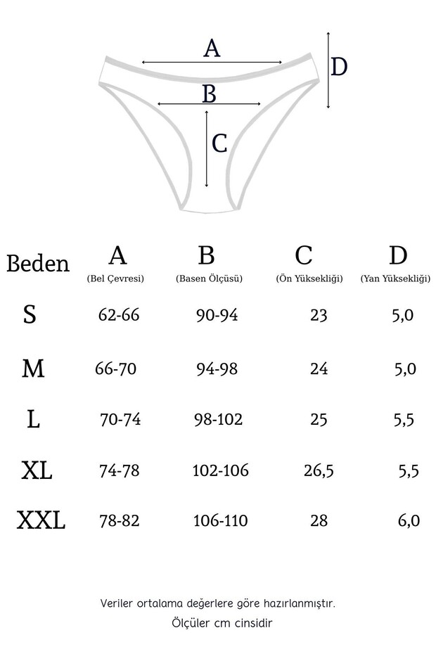 10001 Seven Days Kadın Külot V6-10001 - 6