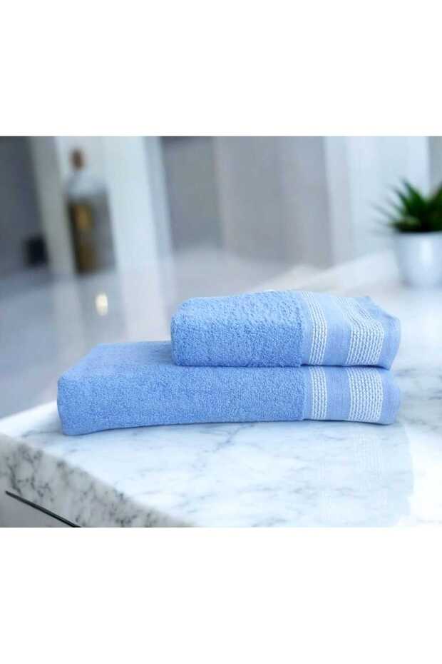 Bath Set 1 Piece 70X140 cm and 1 Piece 50X90 cm Towels