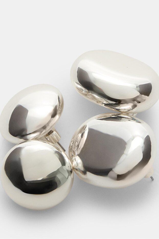 2'li Hacimli Küpe Seti - 5