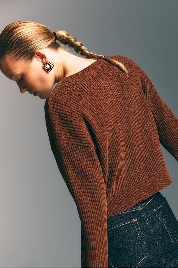 Düğmeli Triko Ceket - 3