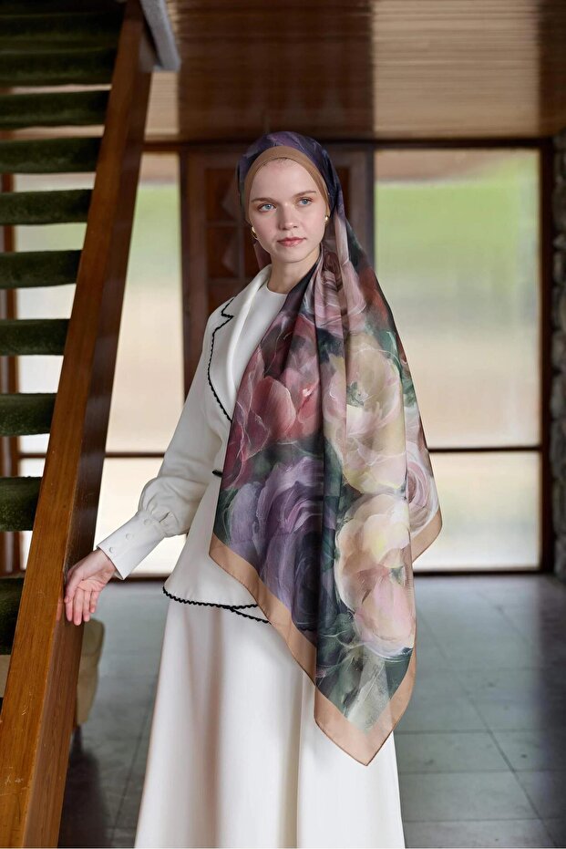 Winter Bloom Soft Şal 3068-10097 - 4