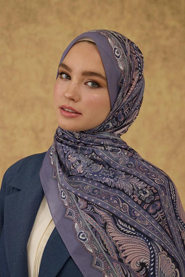 İpekhan Soft Şal Lila 3052-11 - 1