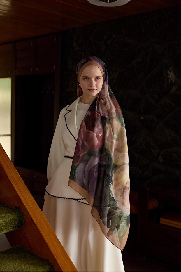 Winter Bloom Soft Şal 3068-10097 - 3