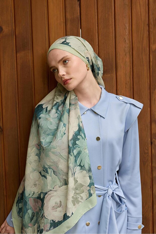 Winter Bloom Soft Şal 3069-10099 - 4