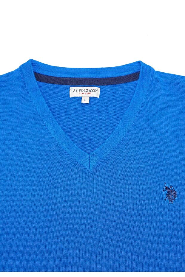 Pullover Strickpullover V-Ausschnitt - 2