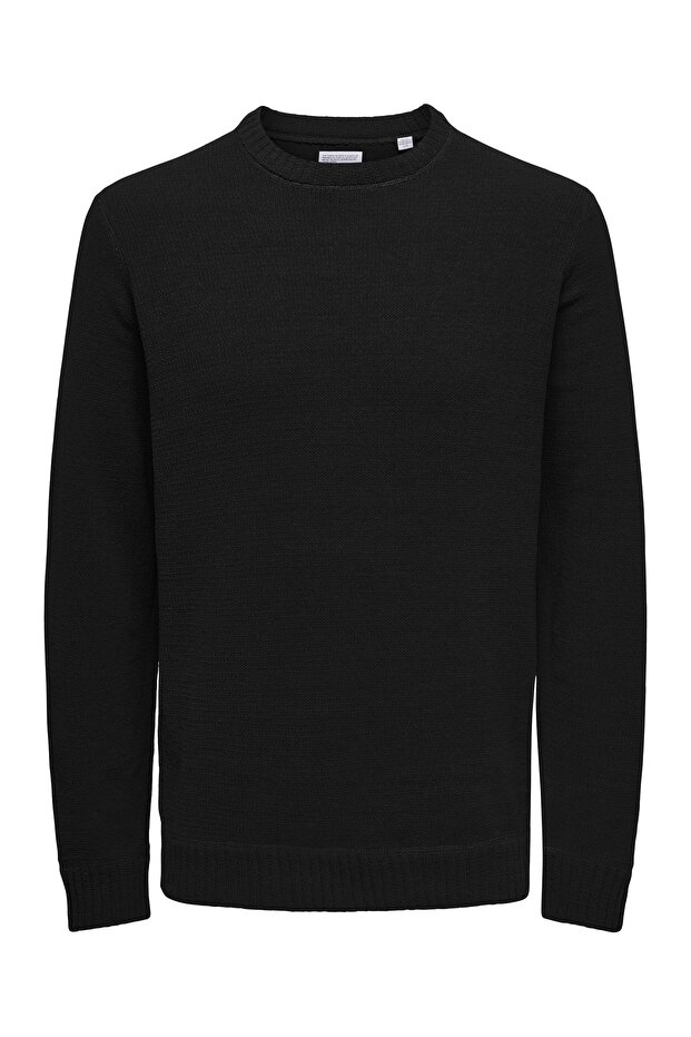 Pullover ETHAN Strickpullover R-Neck - 1