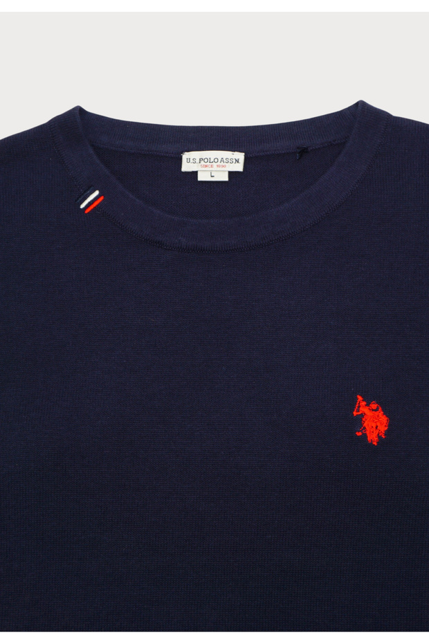 Strickpullover-Pullover mit R-Ausschnitt - 5