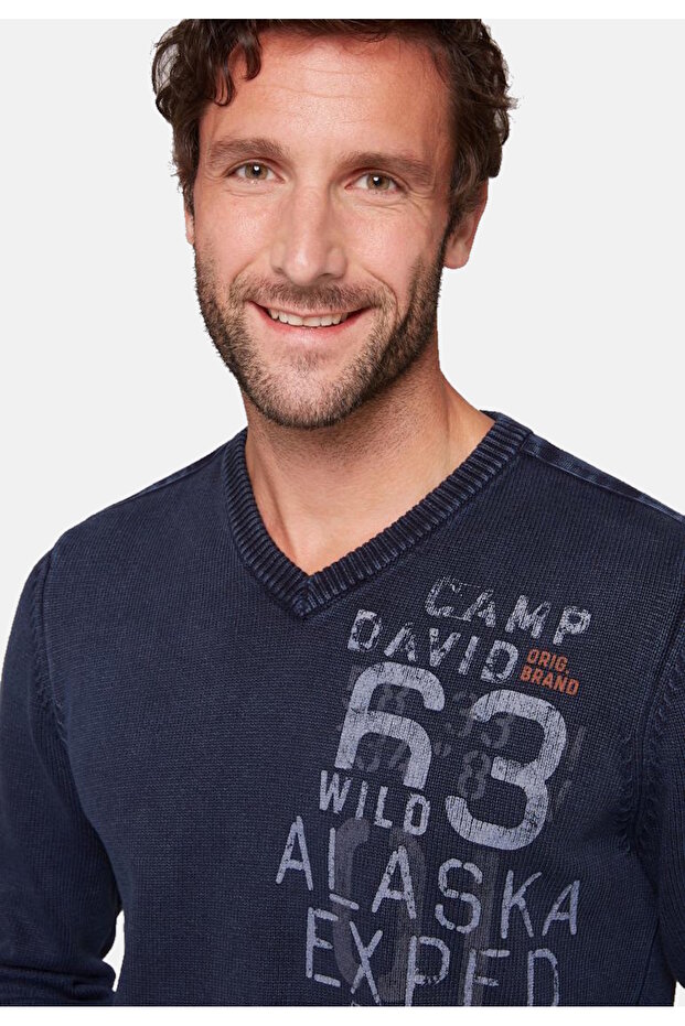 Pullover Strickpullover V-Neck - 2