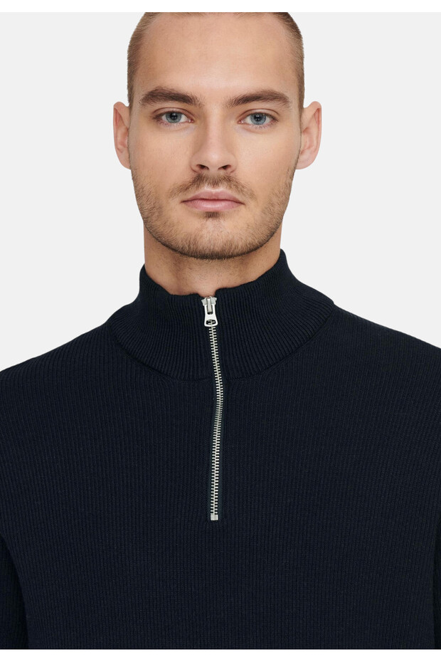 Pullover Phil Pullover mit halben Reißverschluss - 5