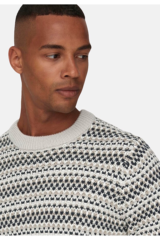 Pullover MUSA Strickpullover R-Neck - 5