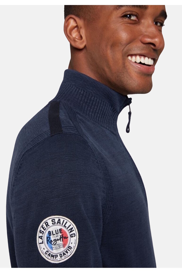 Strickpullover Laser Sailing Troyer Pullover - 5