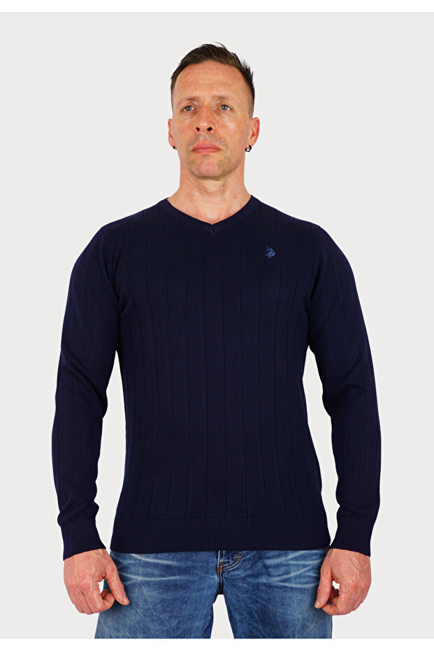 Strickpullover Pullover V-Neck - 3
