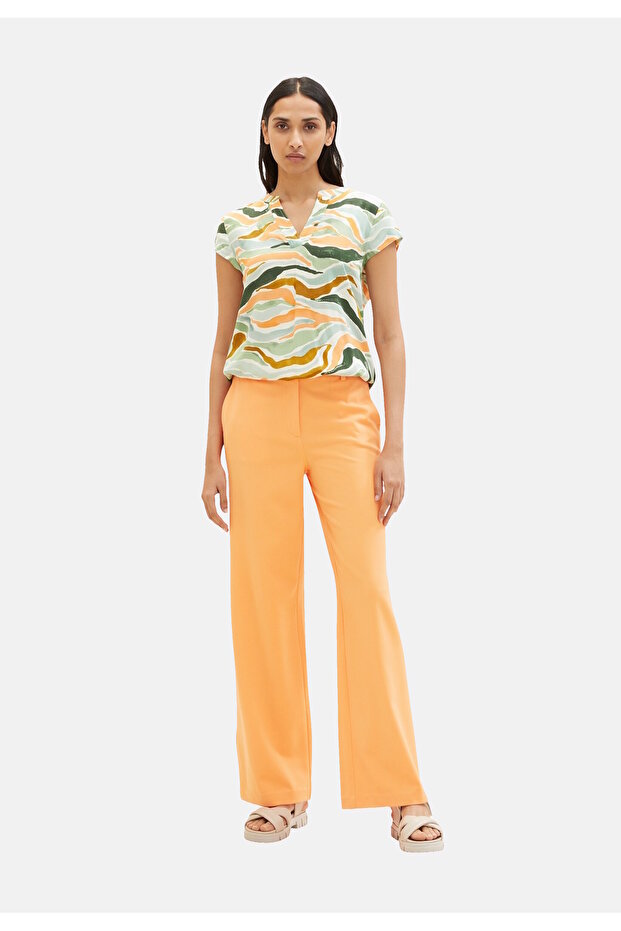 Bluse Kurzarmbluse - 1