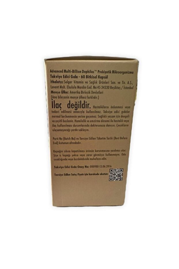 Advanced Multi-Billion Dophilus 60 Kapsül - 3