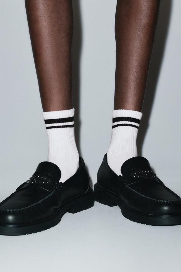 3 çift çizgili çorap paketi - 1