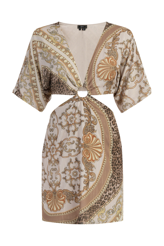 Rochie mini cu decupaje - 2