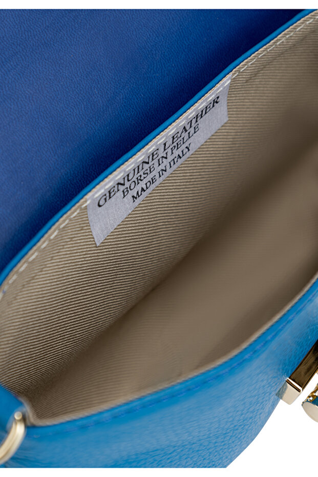 Mini-Schultertasche aus Leder - 3