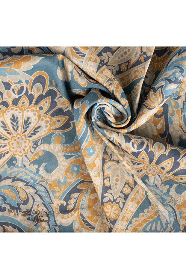 Eșarfă cu model natural - 2