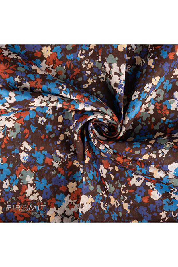 Natural Patterned Scarf - 2