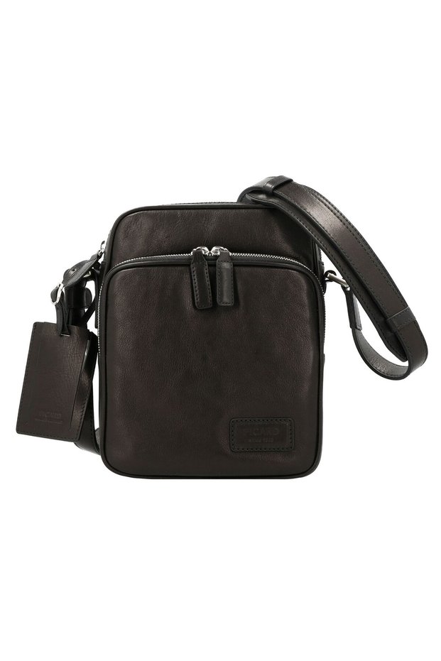 Authentic Umhängetasche Leder 19 cm