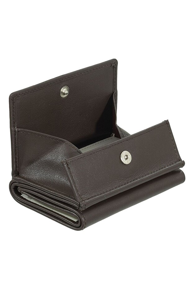Geldbörse Leder 10 cm - 4