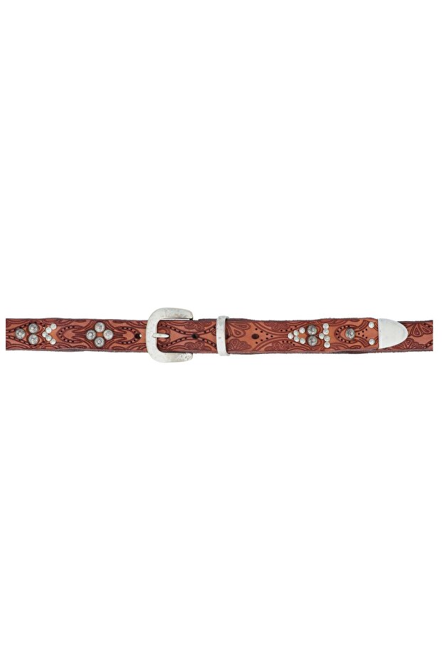 Nietengürtel Leder - 2