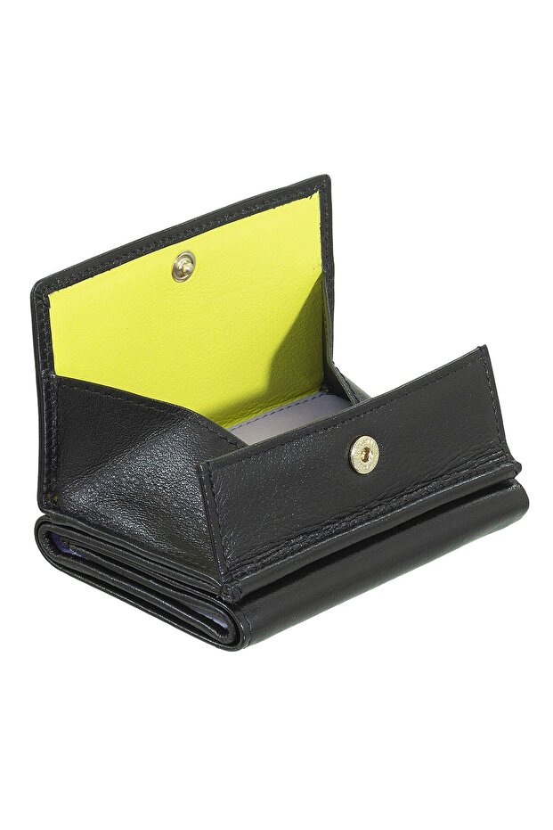 Geldbörse Leder 10 cm - 4