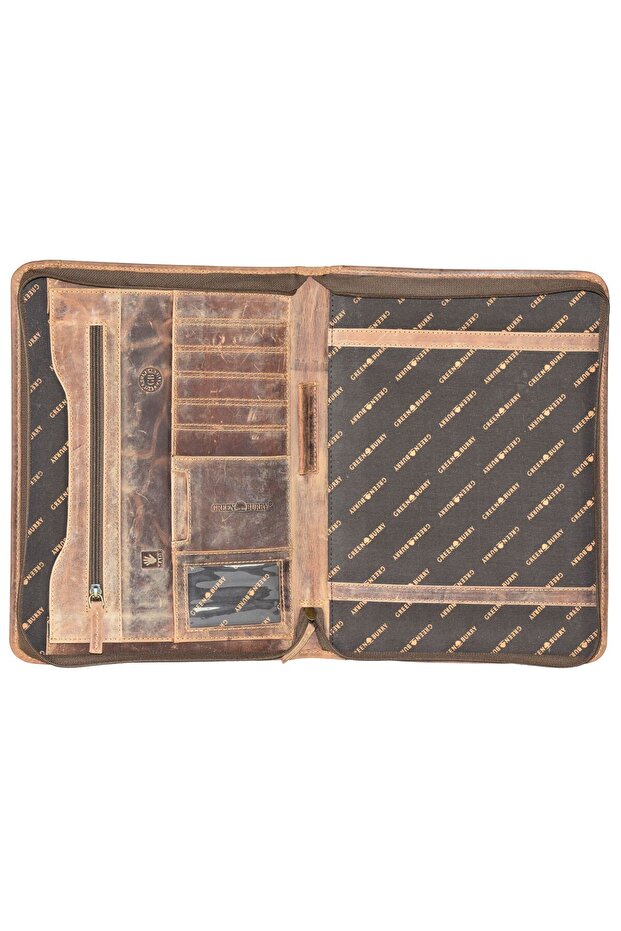 Vintage Ringmappe Leder 26 cm - 2