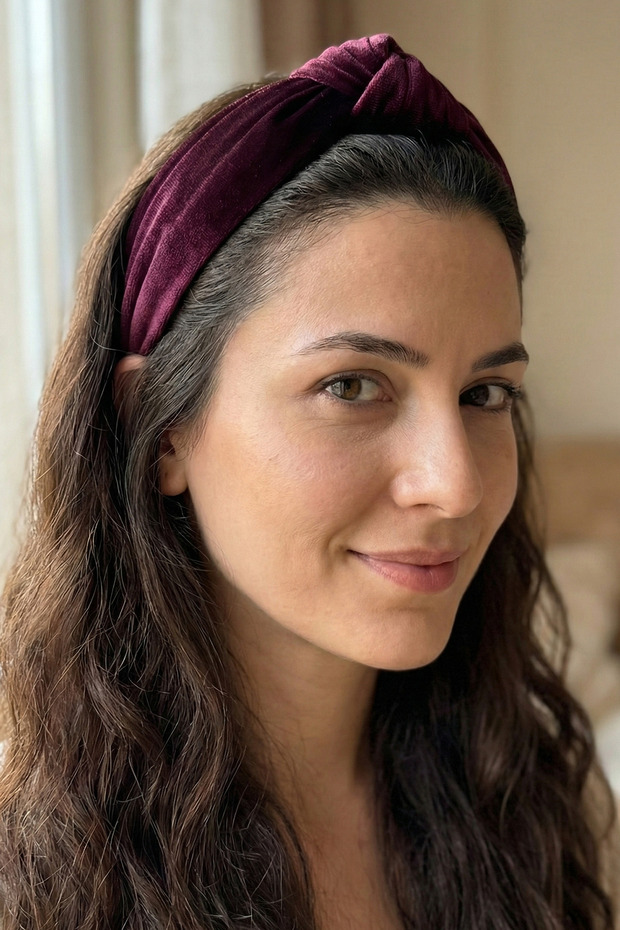 Mürdün Vintage Kadife Taç - 5