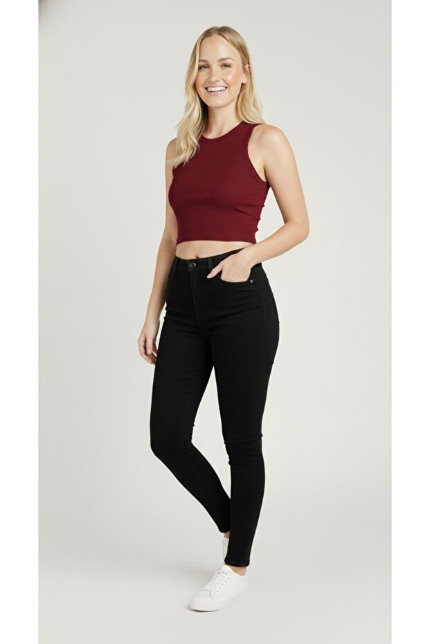 Lycra Cotton Short Crop Undershirt
