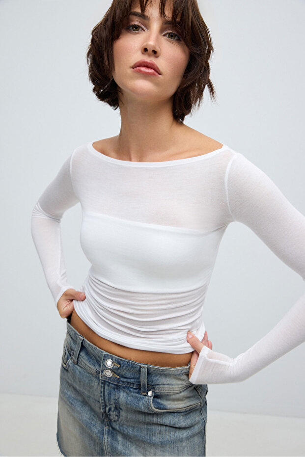 Transparent Blouse - 5