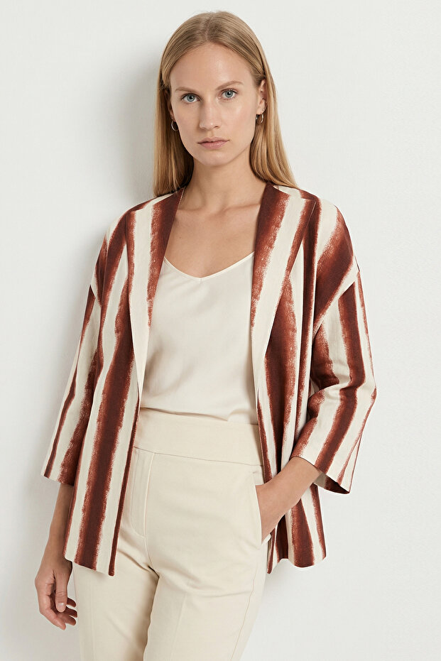 Çizgili Ceket - 4